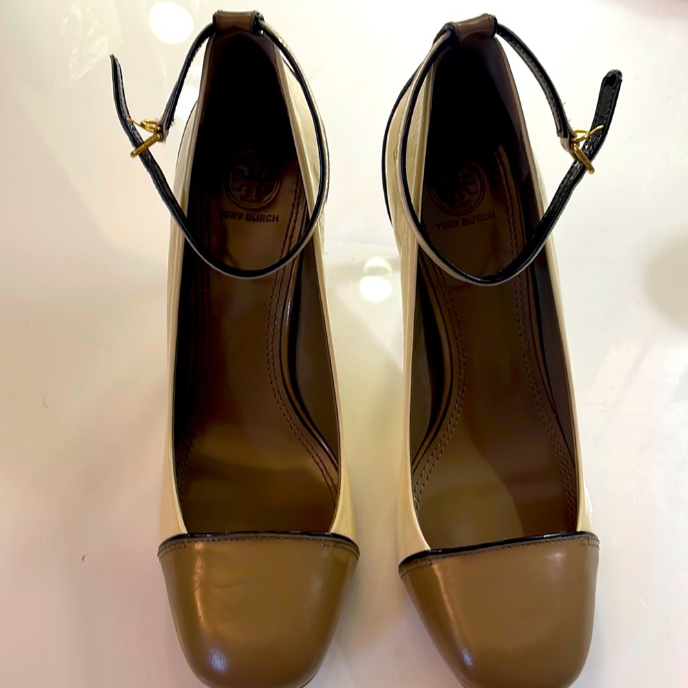Tory burch patent leather heels